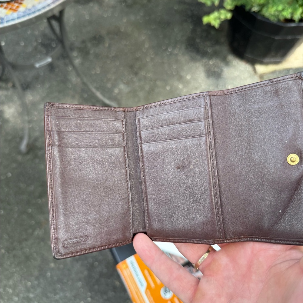 Coach Multicolor Patchwork Wallet - Picture 3 of 4